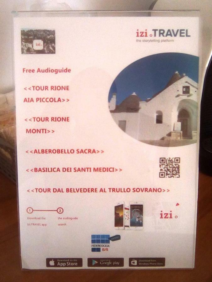 Federicocasa Acomodação com café da manhã Alberobello Exterior foto
